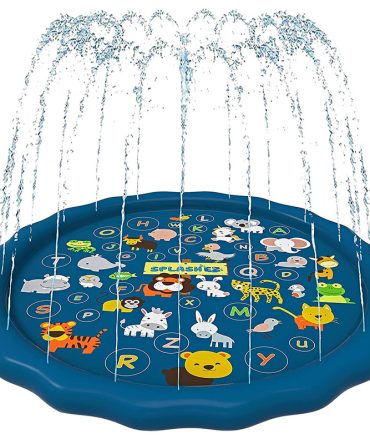 100/170 CM Children Pet Water Mat Summer Beach Inflatable Water Spray Pad Lawn Swimming Pool Mat Pet Sprinkler Outdoor Game Toy