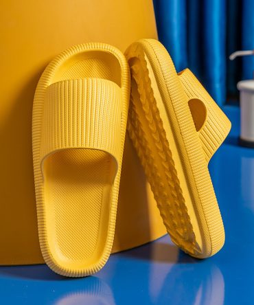 Women's Super Soft Eva Thick Platform Slides; Minimalist And Comfortable Indoor Bathroom Non-Slip Slippers; Women's Slippers