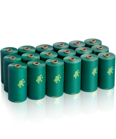 Dog Poop Bags, 270 Counts 13 x 9 in, Sturdy & Thick Pet Waste Bags, Biodegradable HDPE Waste Bag Refill Rolls, Lavender Scented, Leak-Proof Trash Bag for Doggie Cat Pet, Dispenser Not Included