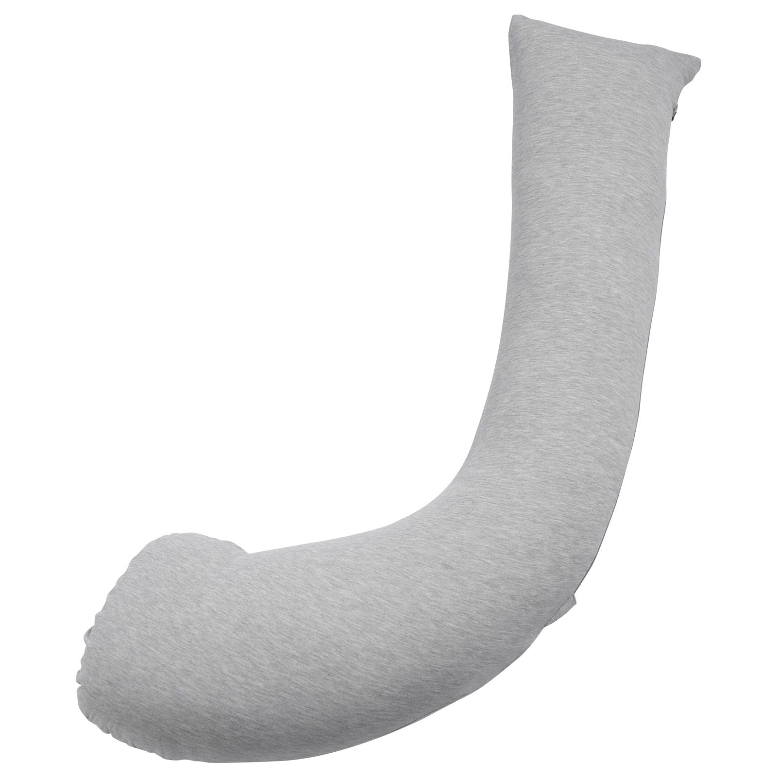 Pregnancy Pillows for Side Sleeping, L-Shaped Maternity Pillow for Pregnant Women, Soft & Breathable Pregnancy Body Pillow with Washable Jersey Cover for Head Neck Belly Leg Support, Light Gray - Image 8