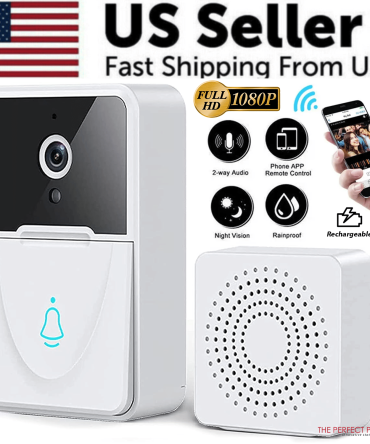 Wireless Security WiFi Smart Doorbell Intercom Video Camera Bell Chime Door Ring