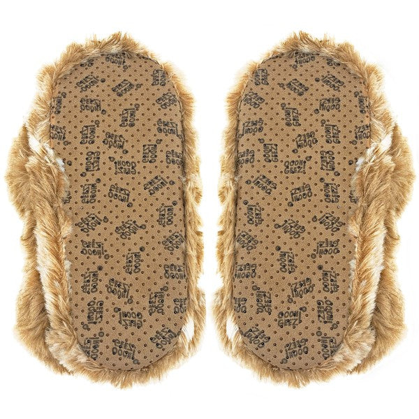 Sloth Hugs - Kids Fluffy House Slippers Shoes - Image 2