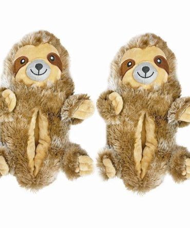 Sloth Hugs - Kids Fluffy House Slippers Shoes