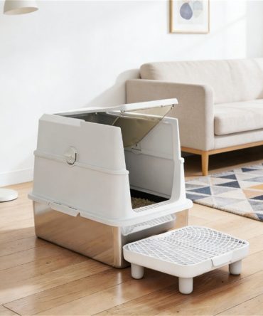 Cat litter box, cat garbage bin