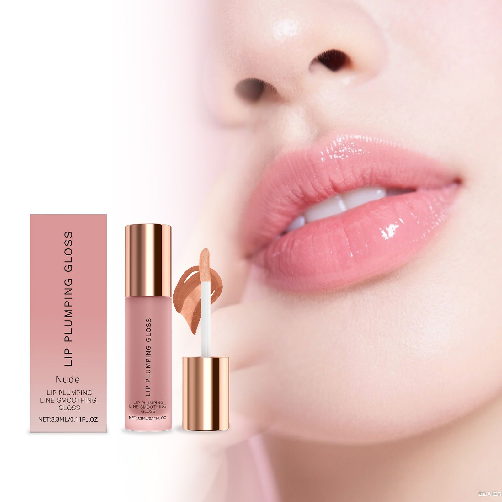 AMZ Hydrating Lip Gloss Lip Nourishing Lip Gloss Hydrating Water Light Glass Lip Care Lip Oil