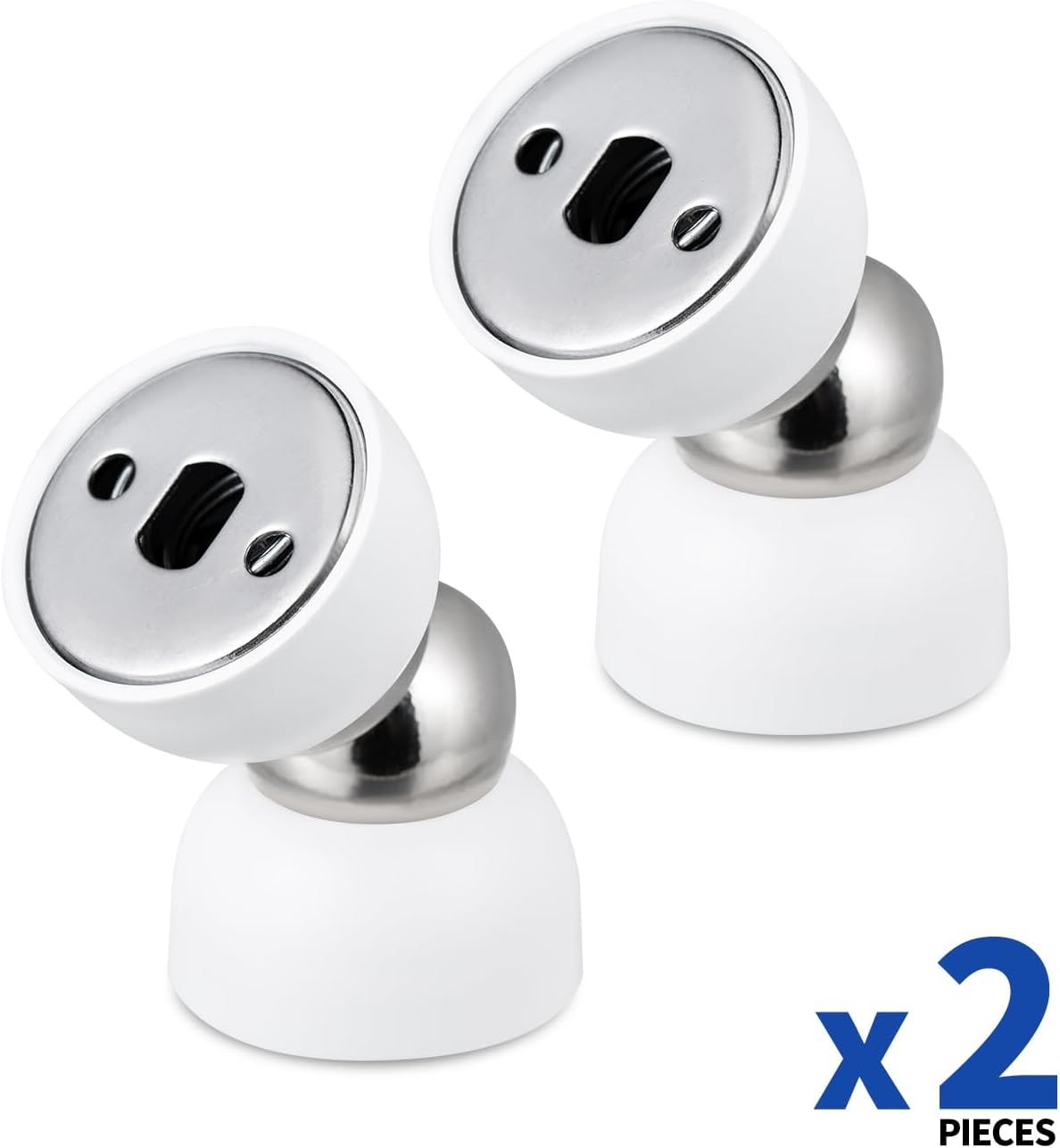Powerful Magnetic Door Stopper - 2 Pcs Stainless Steel Mini Door Stop, Heavy Duty Magnetism Door Holder for Bedroom, Bathroom, Kitchen, Home, Office - Image 20