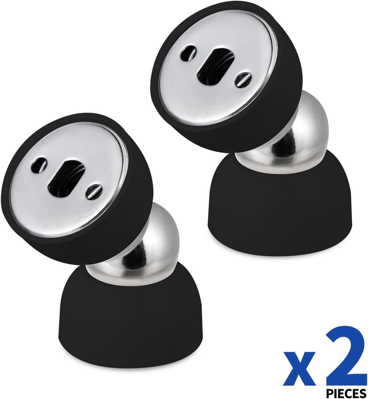 Powerful Magnetic Door Stopper - 2 Pcs Stainless Steel Mini Door Stop, Heavy Duty Magnetism Door Holder for Bedroom, Bathroom, Kitchen, Home, Office - Image 13