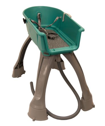 Booster Bath Elevated Dog Bath and Grooming Center Medium Teal 33" x 16.75" x 10"