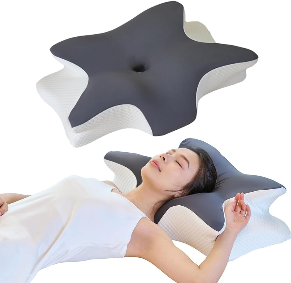 Cervical Memory Foam Pillow – Ergonomic Neck Support for Side, Back & Stomach Sleepers | Odorless Beauty Sleep Pillow for Deep Rest - Image 15