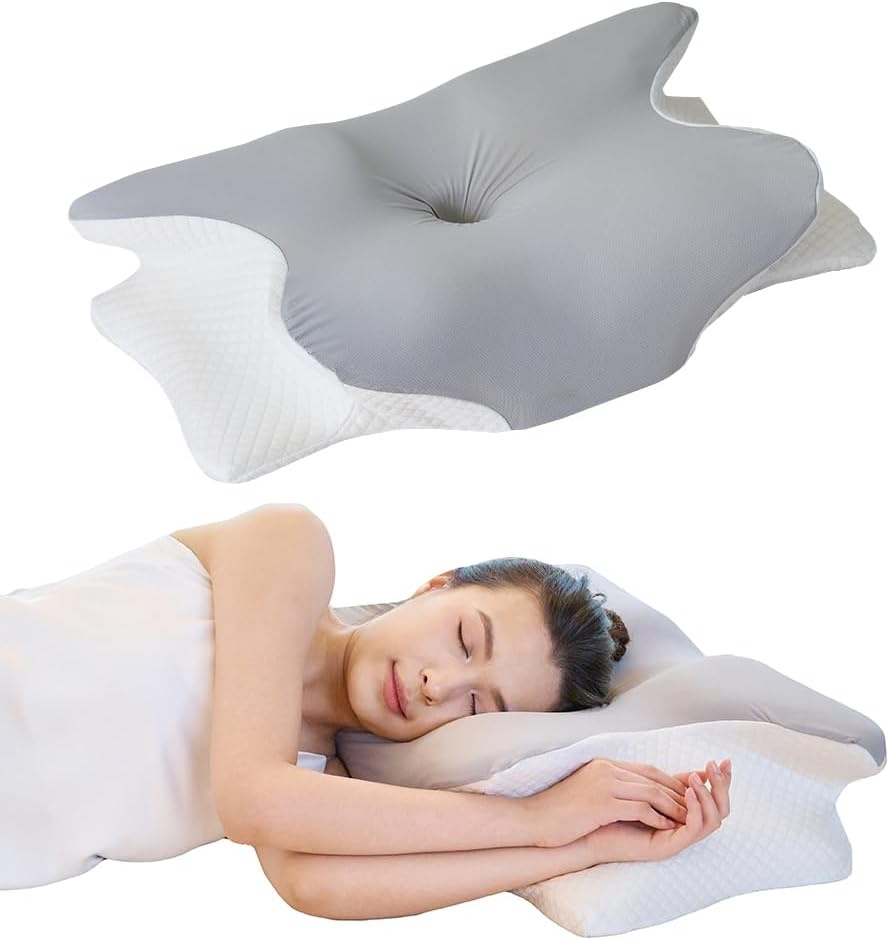 Cervical Memory Foam Pillow – Ergonomic Neck Support for Side, Back & Stomach Sleepers | Odorless Beauty Sleep Pillow for Deep Rest - Image 8