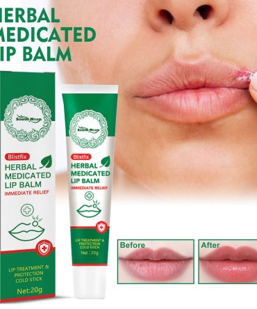 South Moon Herbal Medicated Lip Balm, Lips Dry Crack Dead Skin And Moisturize Care Lip Balm