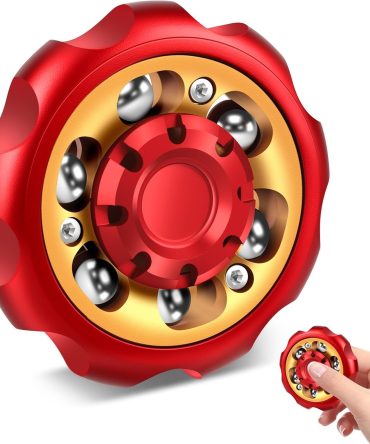 Metal Precision Fidget Spinner - Anxiety Rotator & Restless Fidget Toy, Stress-Relief Tool