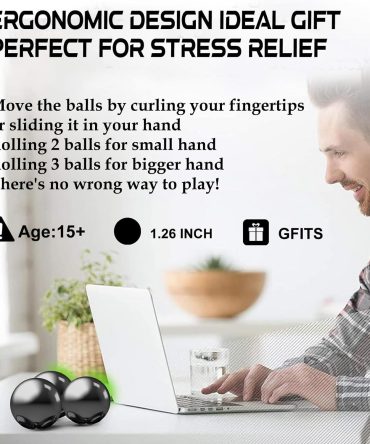 21Pcs Magnet Rainbow Ball Fidget Toy, DIY Hematite Stones Toys for Adults, Science Kit for Anxiety Relief, Magnetic Rattle Snake Birthday Easter Gift Egg Filler Stuffer Party Favors