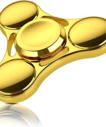 Fidget Spinner Toy,Ultra Durable Stainless Steel Bearing High Speed 3-5 Min Precision Brass Metal Finger Spinner,EDC ADHD Stress Relief Anxiety Fidget Spinners for Kids & Adults