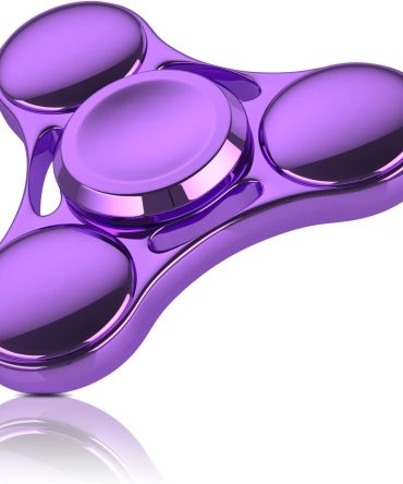 Fidget Spinner Toy, Ultra Durable Stainless Steel Bearing High Speed 3-5 Min Precision Brass Metal Finger Spinner, EDC ADHD Stress Relief Anxiety Relieves Reducer for Kids and Adults