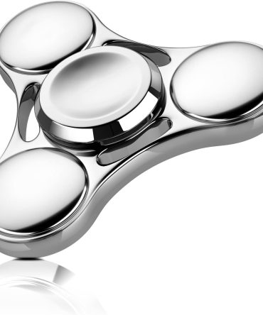 Fidget Spinner Toy, Ultra Durable Stainless Steel Bearing High Speed 3-5 Min Precision Brass Metal Finger Spinner, EDC ADHD Stress Relief Anxiety Relieves Reducer for Kids and Adults