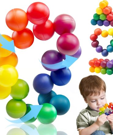 Valentines Day Gift Kids Toddler, Sensory Autism Balls Toy School Fidget Classroom Autistic Calm Down Treasure Box Airplane Travel Dementia Activities Easter Basket Stuffer