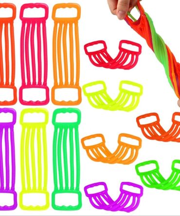 12 Pack Stretchy Strings Fidget Toys, Stretchy Fidget Sensory Toys Stress Relief Anxiety Calming Toys for Autistic Kids Boys Adults Classroom Prize Treasure Box Birthday Christmas Party Favors Gifts