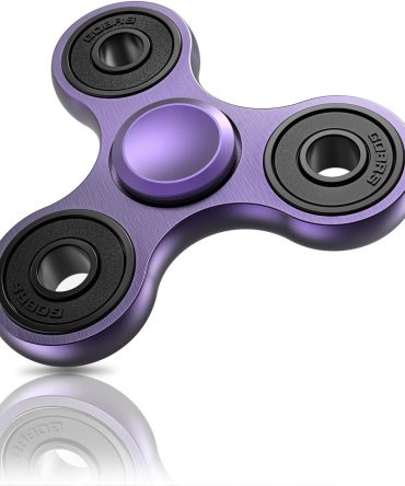 Fidget Spinner Toys, Durable High Speed Bearing Metal Hand Finger Spinners EDC ADHD Focus Anxiety Stress Relief Boredom Killing Time Toys for Kids Adults Purple