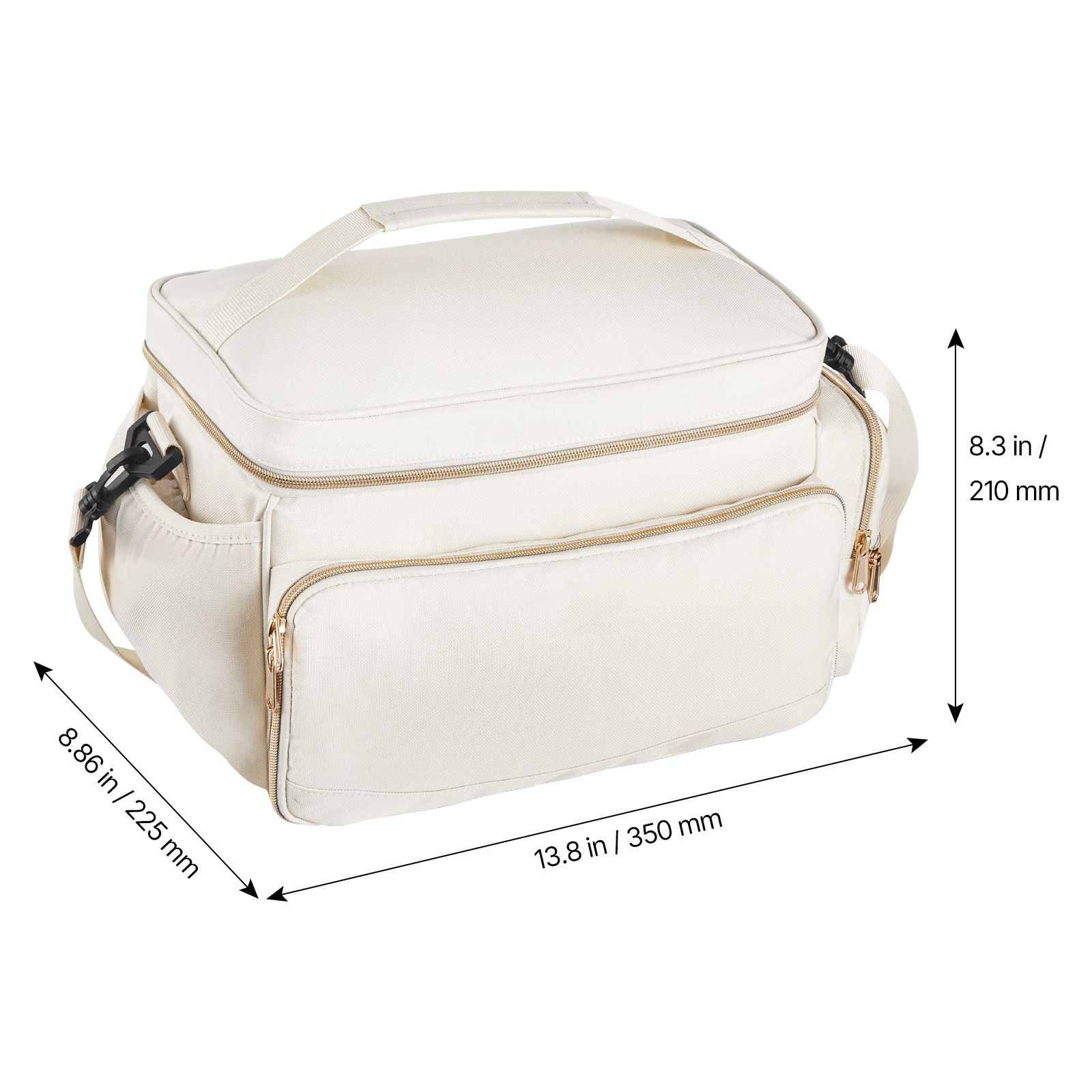 Breast Pump Bag, Breast Feeding Bag with Waterproof Mat, Fits for S1/S2, Pumping Accessories & Breastmilk Storage, Portable Pump Carrying Case for Work, Travel and Family Use, Beige - Image 5