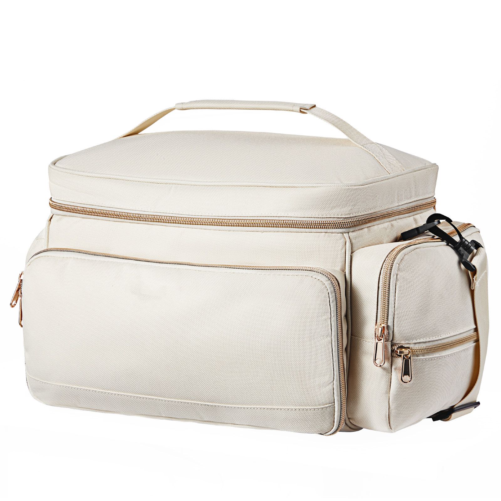 Breast Pump Bag, Breast Feeding Bag with Waterproof Mat, Fits for S1/S2, Pumping Accessories & Breastmilk Storage, Portable Pump Carrying Case for Work, Travel and Family Use, Beige - Image 6
