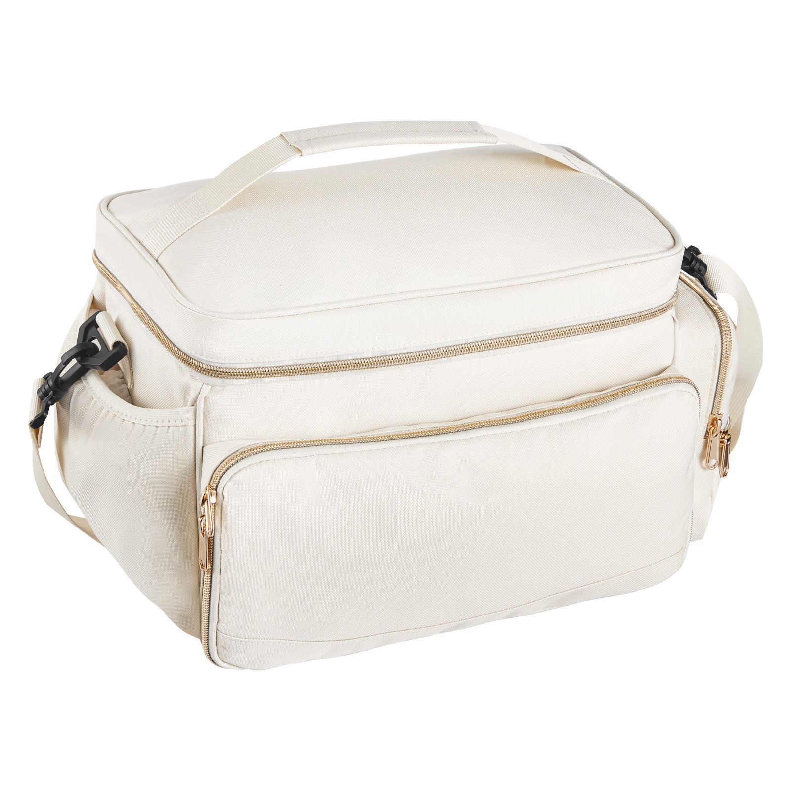 Breast Pump Bag, Breast Feeding Bag with Waterproof Mat, Fits for S1/S2, Pumping Accessories & Breastmilk Storage, Portable Pump Carrying Case for Work, Travel and Family Use, Beige - Image 8