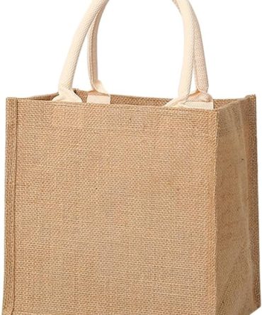 10PC 15.3inch*12.2inch*5.9inch Jute Bag, an Eco-Friendly and Durable Storage Bag, a Must-Have for Home and Outdoors