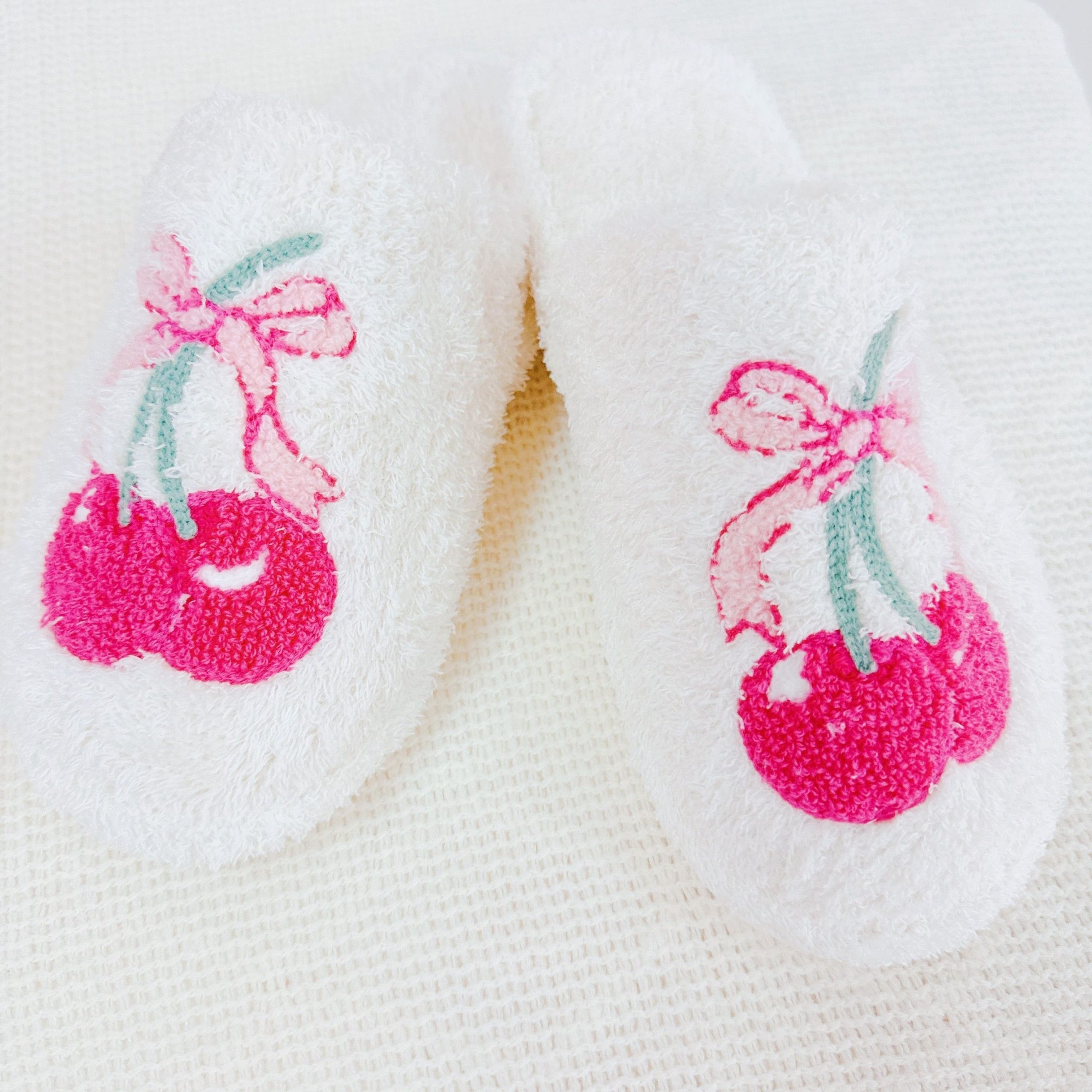 Cherry Bow Coziest Lounge Slippers - Image 7