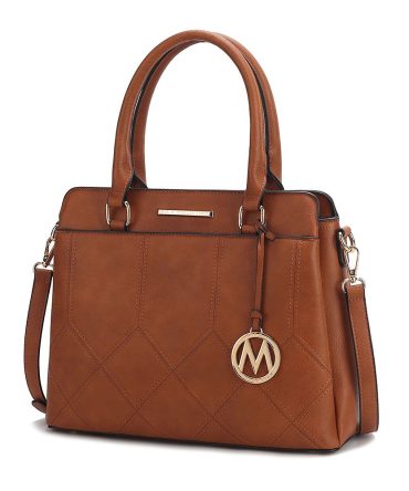 MKF Collection Elodie Triple Compartment Women's Tote Bag by Mia k