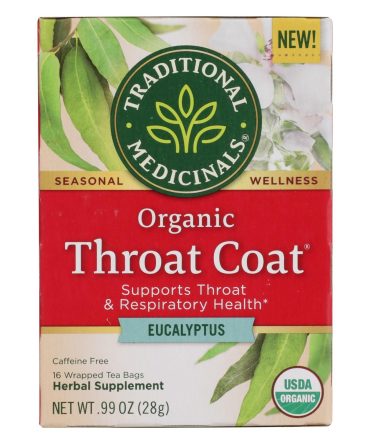 Traditional Medicinals - Herbal Tea Thrt Ct Eclyp - Case Of 6 - 16 Bag