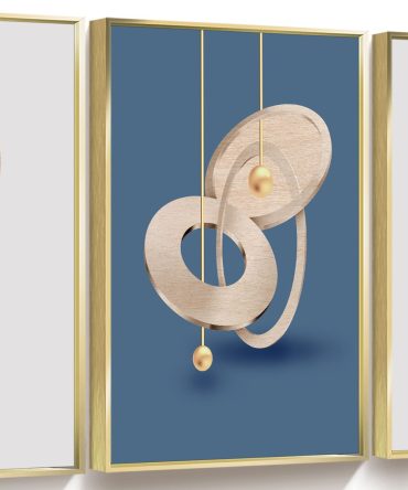 Framed Canvas Wall ArtOil Paintings Impressionism Aesthetic Prints Canvas Paintings for Living Room Bedroom Office Home; 3 Panels