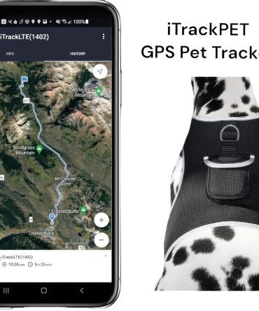 Get Realtime Location Update w/ Pet Tracker GPS Tracking Collars for Dogs Size:M