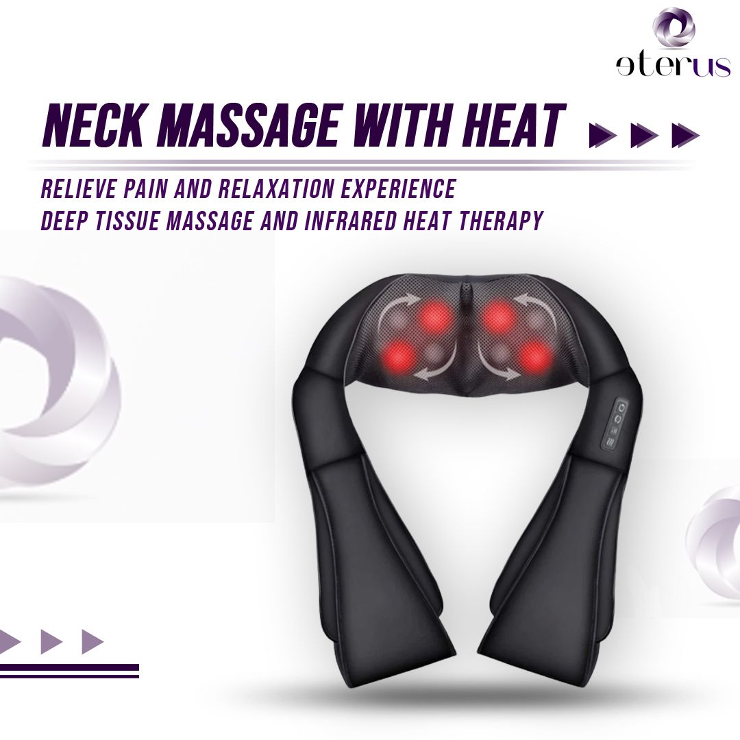 Neck and Shoulder Massager with Heat - Image 5