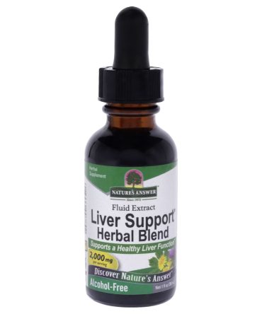 Liver Support Herbal Blend - 2000mg by Natures Answer for Unisex - 1 oz Dietary Supplement