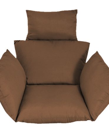 Egg Chair Cushion Hanging Basket Seat Cushion Thicken Soft Egg Swing Chair Pad Hanging Egg Chair Cushion with Headrest