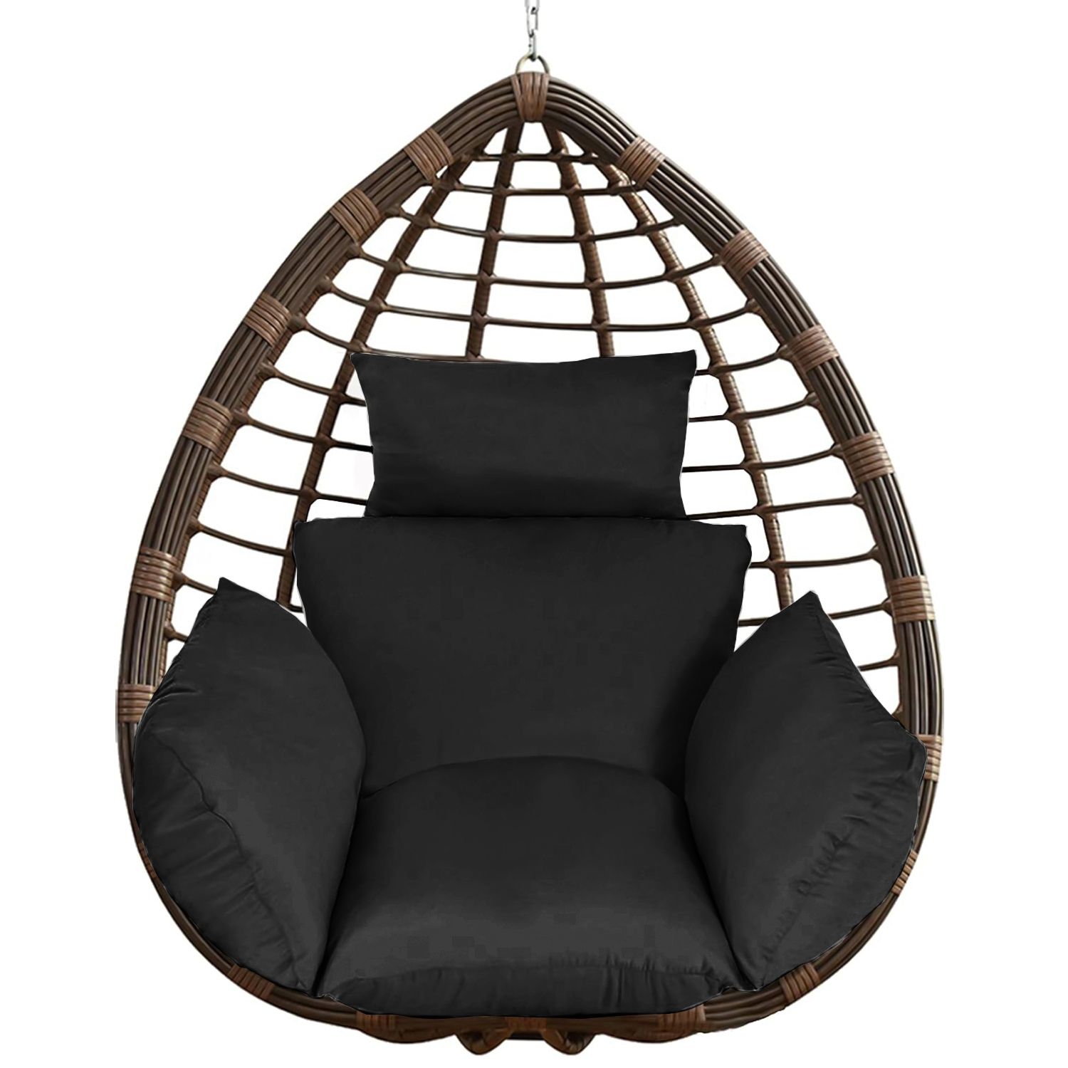 Egg Chair Cushion Hanging Basket Seat Cushion Thicken Soft Egg Swing Chair Pad Hanging Egg Chair Cushion with Headrest - Image 21