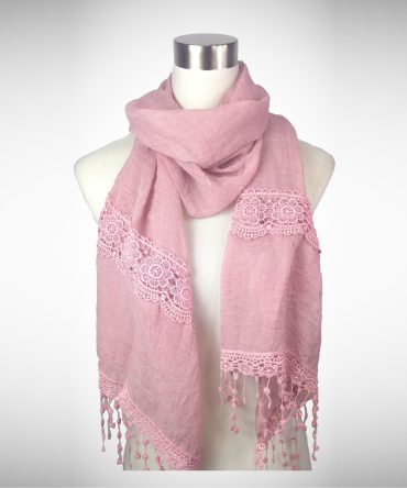 Versatile Vintage Embroidered Scarf Experience Sweet Simplicity