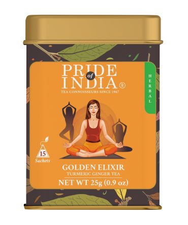 Golden Elixir (Turmeric Ginger Tea) 6 Pack (90 Tea Bags) 90ct