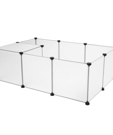 Pet Playpen, Portable Large Plastic Yard Fence Small Animals, Puppy Kennel Crate Fence Tent