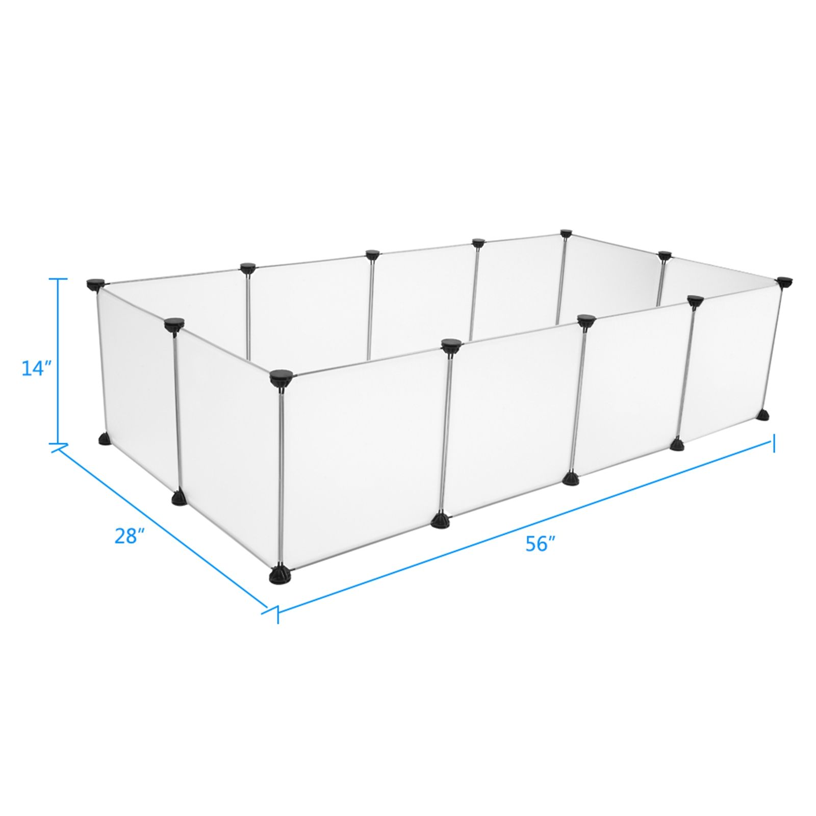 Pet Playpen, Portable Large Plastic Yard Fence Small Animals, Puppy Kennel Crate Fence Tent - Image 10