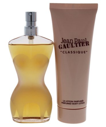 Classique by Jean Paul Gaultier for Women - 2 Pc Gift Set 1.7oz EDT Spray, 2.5oz Perfumed Body Lotion