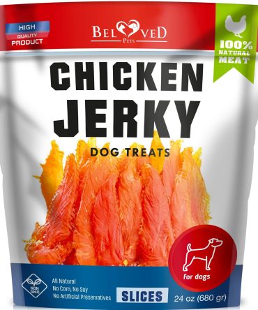 Chicken Jerky Dog Treats 1.5 Lb Human Grade Pet Snacks Grain Free Organic Meat All Natural High Protein Dried Strips Best Chews for Training Small & Large Dogs