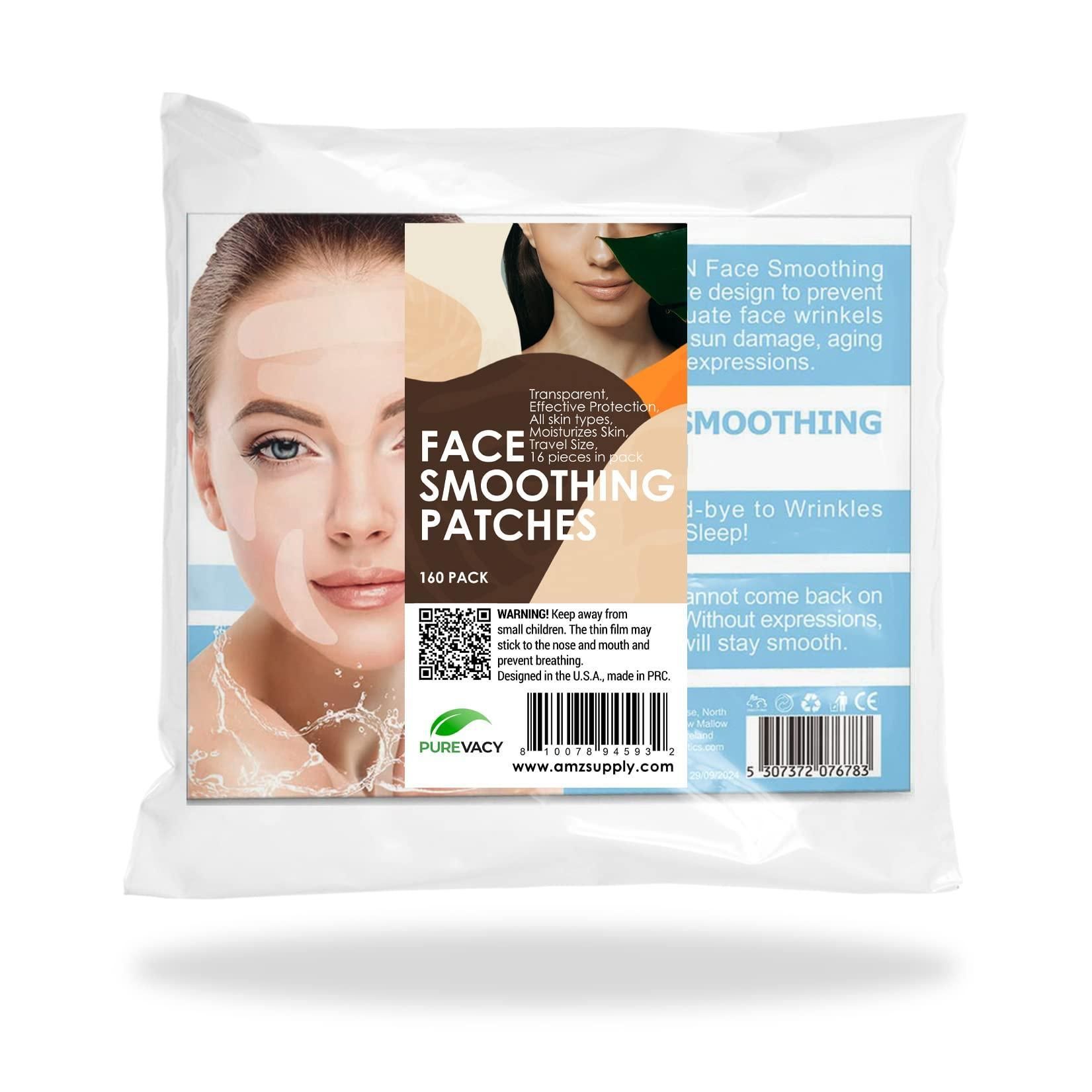 Facial Patches for Wrinkles Pack of 160 Face Strips of Various Shapes Reusable Wrinkle Patches for Smoothing Eye Mouth Forehead Wrinkle - Image 2