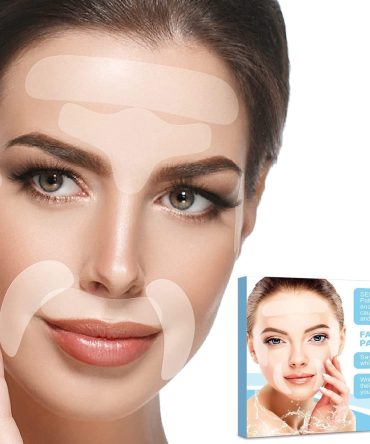 Facial Patches for Wrinkles Pack of 160 Face Strips of Various Shapes Reusable Wrinkle Patches for Smoothing Eye Mouth Forehead Wrinkle