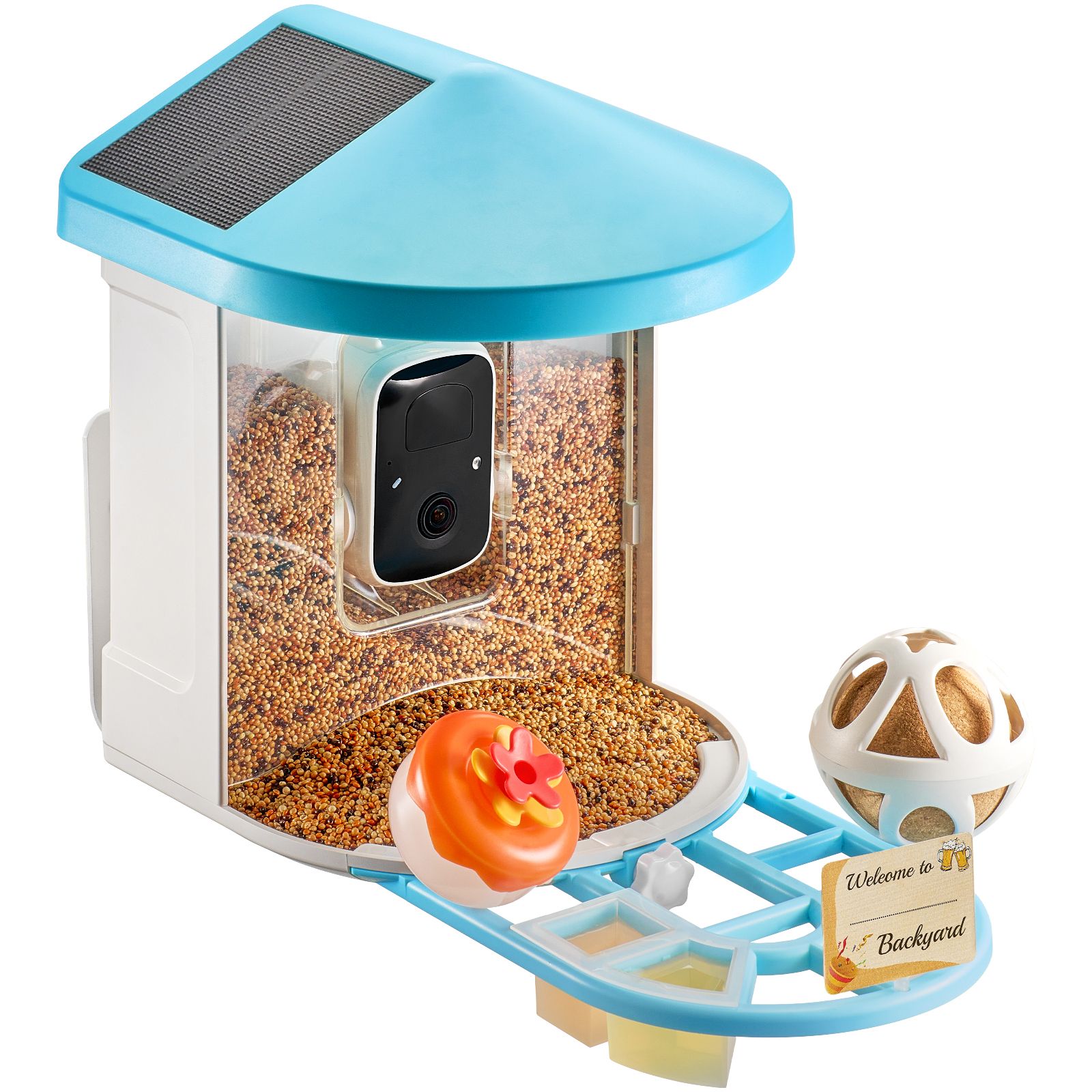 Smart Bird Feeder with Camera, 2K HD AI Identify 10000+ Bird Species, Solar-Powered Bird Watching Camera with Auto Capture & Instant Notify, Wireless Outdoor Gift for Bird Lover (3 Solar Panels) - Image 11