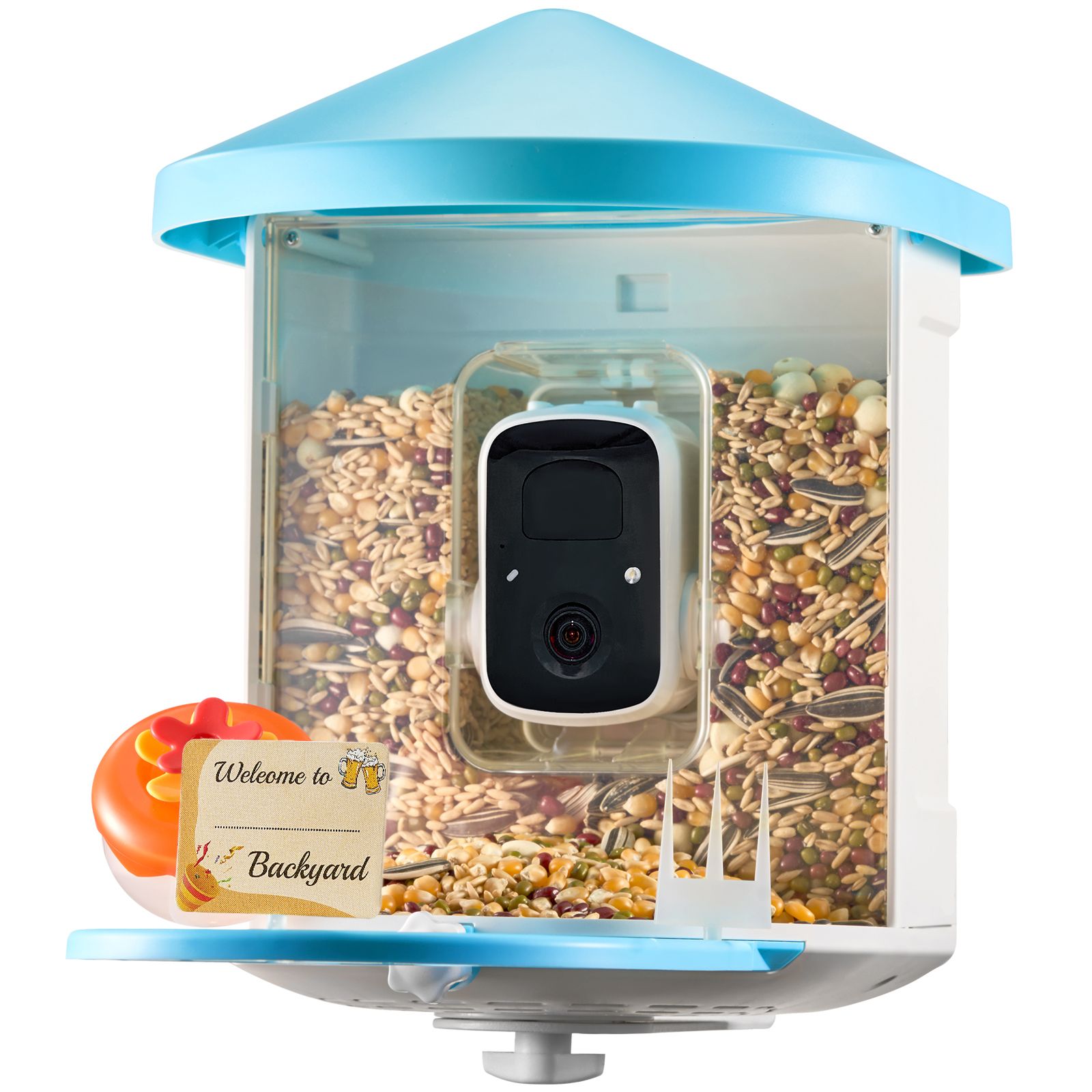 Smart Bird Feeder with Camera, 2K HD AI Identify 10000+ Bird Species, Solar-Powered Bird Watching Camera with Auto Capture & Instant Notify, Wireless Outdoor Gift for Bird Lover (3 Solar Panels) - Image 12