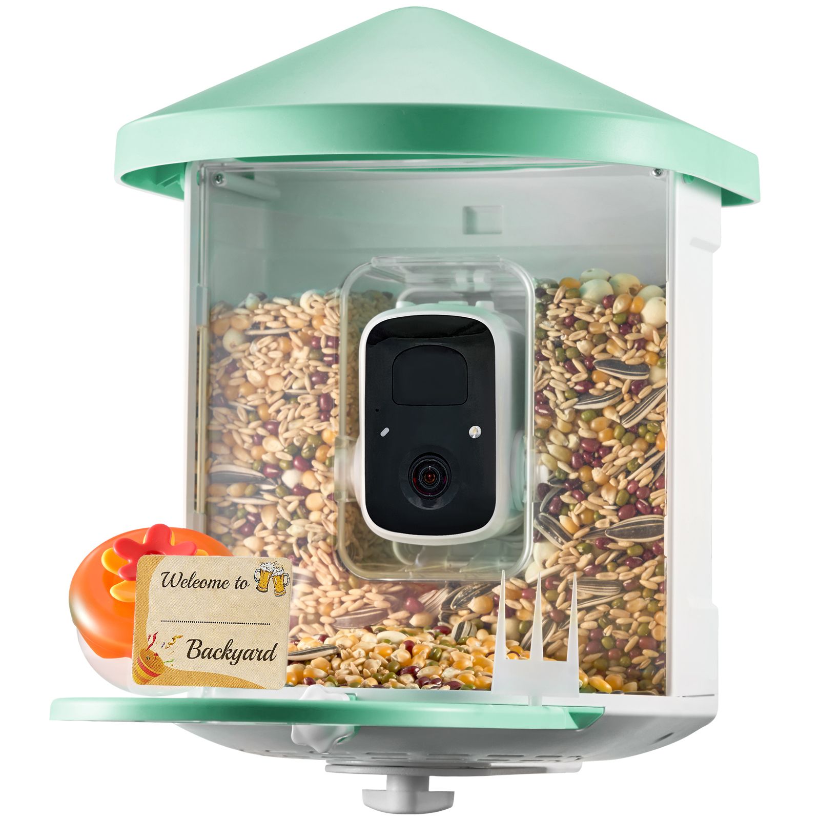 Smart Bird Feeder with Camera, 2K HD AI Identify 10000+ Bird Species, Solar-Powered Bird Watching Camera with Auto Capture & Instant Notify, Wireless Outdoor Gift for Bird Lover (2 Solar Panels) - Image 12