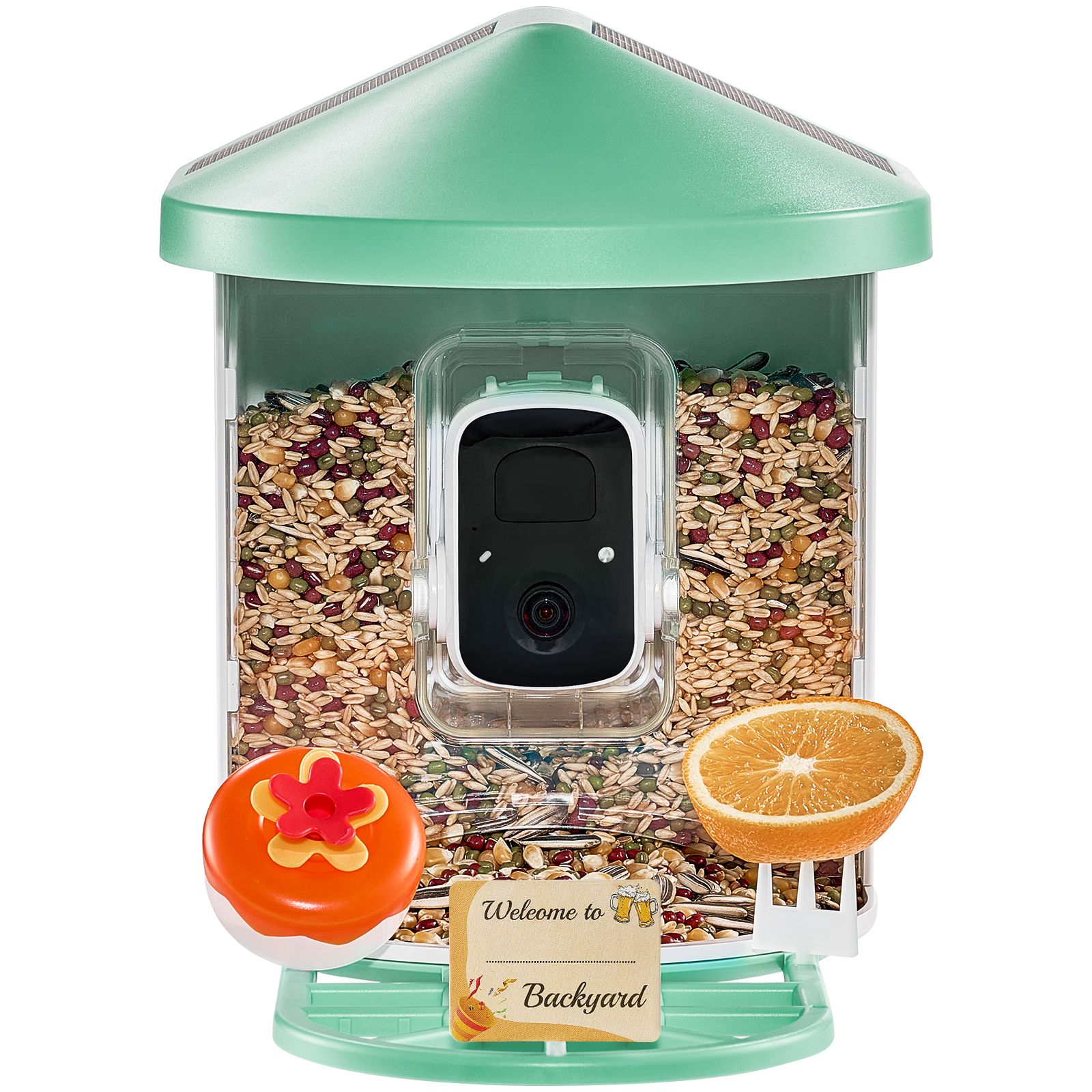 Smart Bird Feeder with Camera, 2K HD AI Identify 10000+ Bird Species, Solar-Powered Bird Watching Camera with Auto Capture & Instant Notify, Wireless Outdoor Gift for Bird Lover (2 Solar Panels) - Image 10