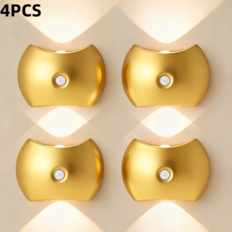 LED Modern Indoor Wall Light with Motion Sensor 3 Color Modes 2700K/4500K/6500K USB Rechargeable Magnetic Portable Wall Sconce for Living Room Bedroom 2 Packs - Image 10