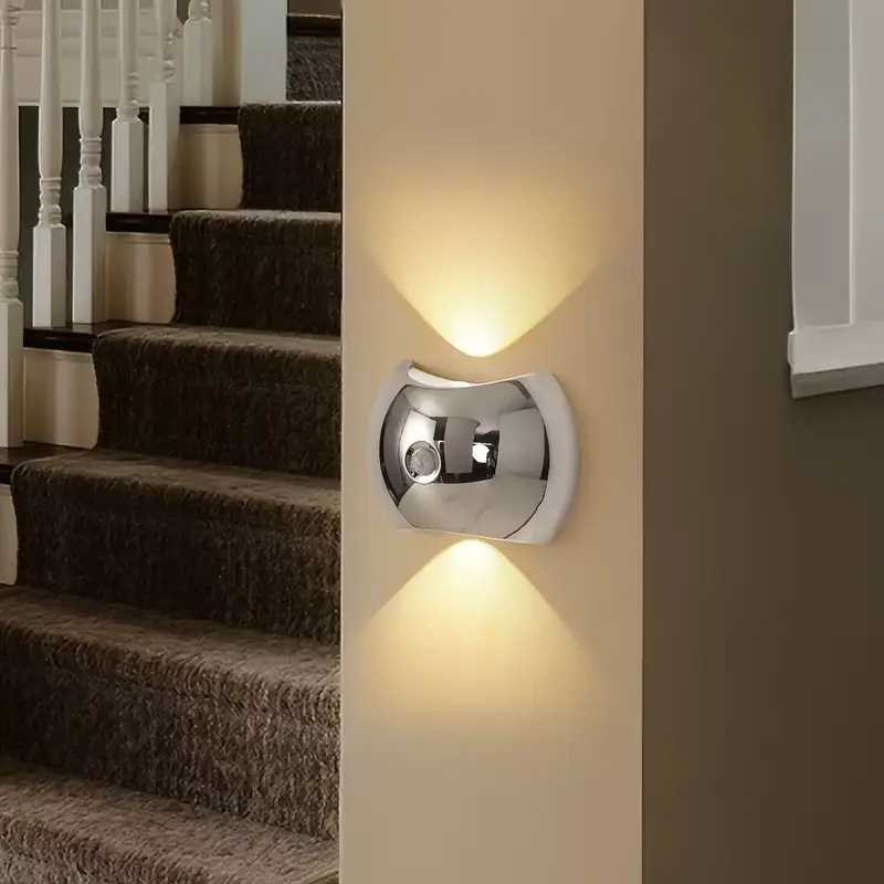 LED Modern Indoor Wall Light with Motion Sensor 3 Color Modes 2700K/4500K/6500K USB Rechargeable Magnetic Portable Wall Sconce for Living Room Bedroom 2 Packs - Image 30